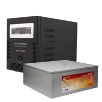 Комплект резервного живлення LogicPower ДБЖ B6000VA + літієва (LifePo4) батарея 1160W