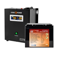Комплект резервного питания для котла LogicPower ИБП W800VA + литиевая (LifePo4) батарея 1500W