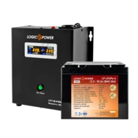 Комплект резервного питания для котла LogicPower ИБП W800VA + литиевая (LifePo4) батарея 1300W