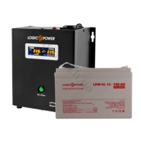 Комплект резервного питания для котла и теплого пола LogicPower ИБП W800VA + гелевая батарея 1400W