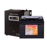 Комплект резервного питания для котла LogicPower ИБП W500VA + литиевая (Lifepo4) батарея 750W