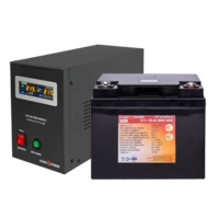 Комплект резервного питания для котла LogicPower ИБП B500VA + литиевая (Lifepo4) батарея 750W