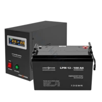 Комплект резервного питания для котла LogicPower ИБП B500VA + AGM батарея 1300W