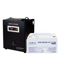 Комплект резервного питания для котла LogicPower ИБП W500VA + мультигелевая батарея 900W