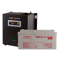 Комплект резервного питания для котла LogicPower ИБП W500VA + гелевая батарея 900W