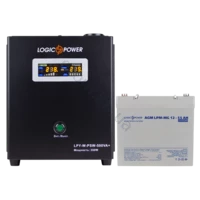 Комплект резервного питания для котла LogicPower ИБП W500 + мультигелевая батарея 720W