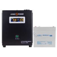 Комплект резервного питания для котла LogicPower ИБП W500 + мультигелевая батарея 590W