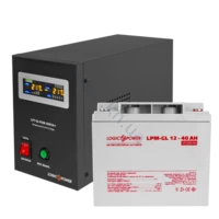 Комплект резервного питания для котла LogicPower ИБП B500 + гелевая батарея 520W