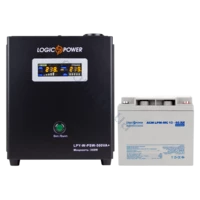 Комплект резервного питания для котла LogicPower ИБП W500 + мультигелевая батарея 520W