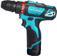Шуруповерт аккумуляторный Grand ДА-12 DFR/PRO (2 аккумулятора, 2 А/ч, кейс)