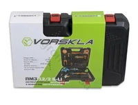Аккумуляторная дрель-шуруповерт с набором инструментов VORSKLA ПМЗ 12/2 S-LI
