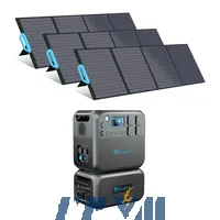 Комплект сонячного генератора Bluetti AC200MAX+B230+3*PV200