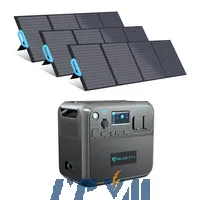Комплект солнечного генератора Bluetti AC200P+3*PV200