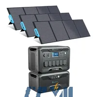 Комплект солнечного генератора Bluetti AC300+B300+3*PV200