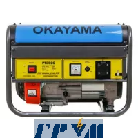 Генератор бензиновый Okayama PT-3500 3 кВт 100% Медная обмотка