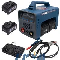 Аккумуляторный сварочный аппарат PROFI-TEC PCWM16040 X-MAX Power (2×PT4080XM (8.0 Aч), зарядное устройство)