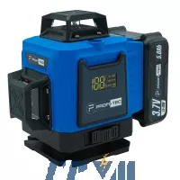 Лазерный нивелир PROFI-TEC PGL 4D 1630 (30 м, 16 линий, зеленый луч)