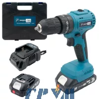 Аккумуляторный шуруповерт PROFI-TEC PCD3520BL POWERLine (2×PT2020MP (2.0 Ач), зарядное устройство)