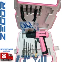 Шуруповерт аккумуляторный Zegor CDPK-12H (PINK SEVEN)
