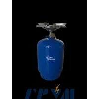 Газовий балон з пальником VMF-BALLON: 12 л, газ: пропан-бутан, тиск 3 бар, має ідеальне полум'я