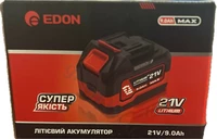 Аккумуляторная батарея Edon ED-21/9.0AH 21 В 6.0 Ач макитовская посадка