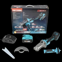 Машина шлифовальная угловая аккумуляторная Grand МШУ-20BL/LH низкопрофильный редуктор (АКБ 1шт)