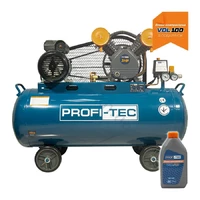 Компрессор масляный PROFI-TEC OC-100V2 (100 л, 2.2 кВт, 415 л/мин)