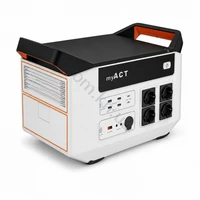 Портативная зарядная станция myACT AP2002 Grey 2000 Вт, 1872 Вт*ч LiFePO4, 230 В, Зарядная станция на 2 кВт