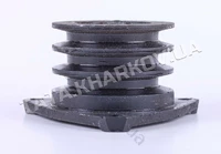 Шкив ремня 3х ручейный Ø110mm H-100mm (межболт. 136mm) - 190N - Premium
